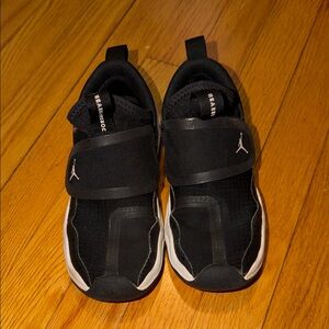 Jordan Black and White Athletic Sneakers